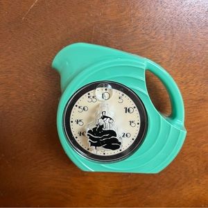 Fiestaware mini pitcher clock timer